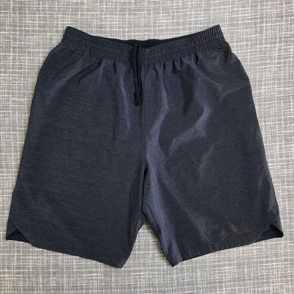 Adidas Climalite Athletic Shorts Navy Space Dye EE2991 Outdoor Men's L -SEE DESC - Picture 1 of 12